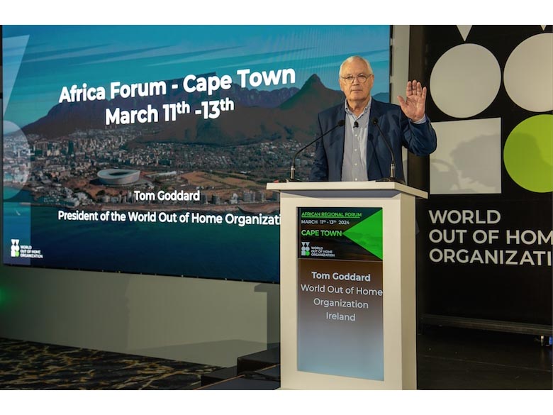 OOH back on track says WOO President Tom Goddard at Africa Forum 