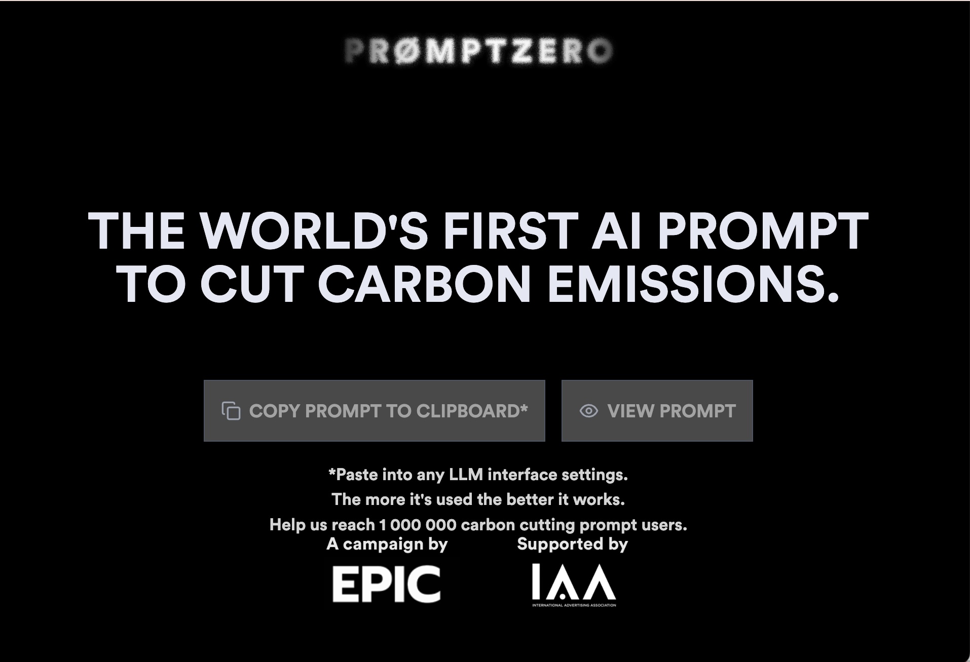 Impact BBDO’s PromptZero Tackles AI’s Energy Waste Image