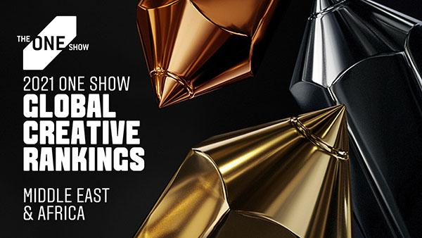 The One Show 2021 MENA creative rankings by country announced Image