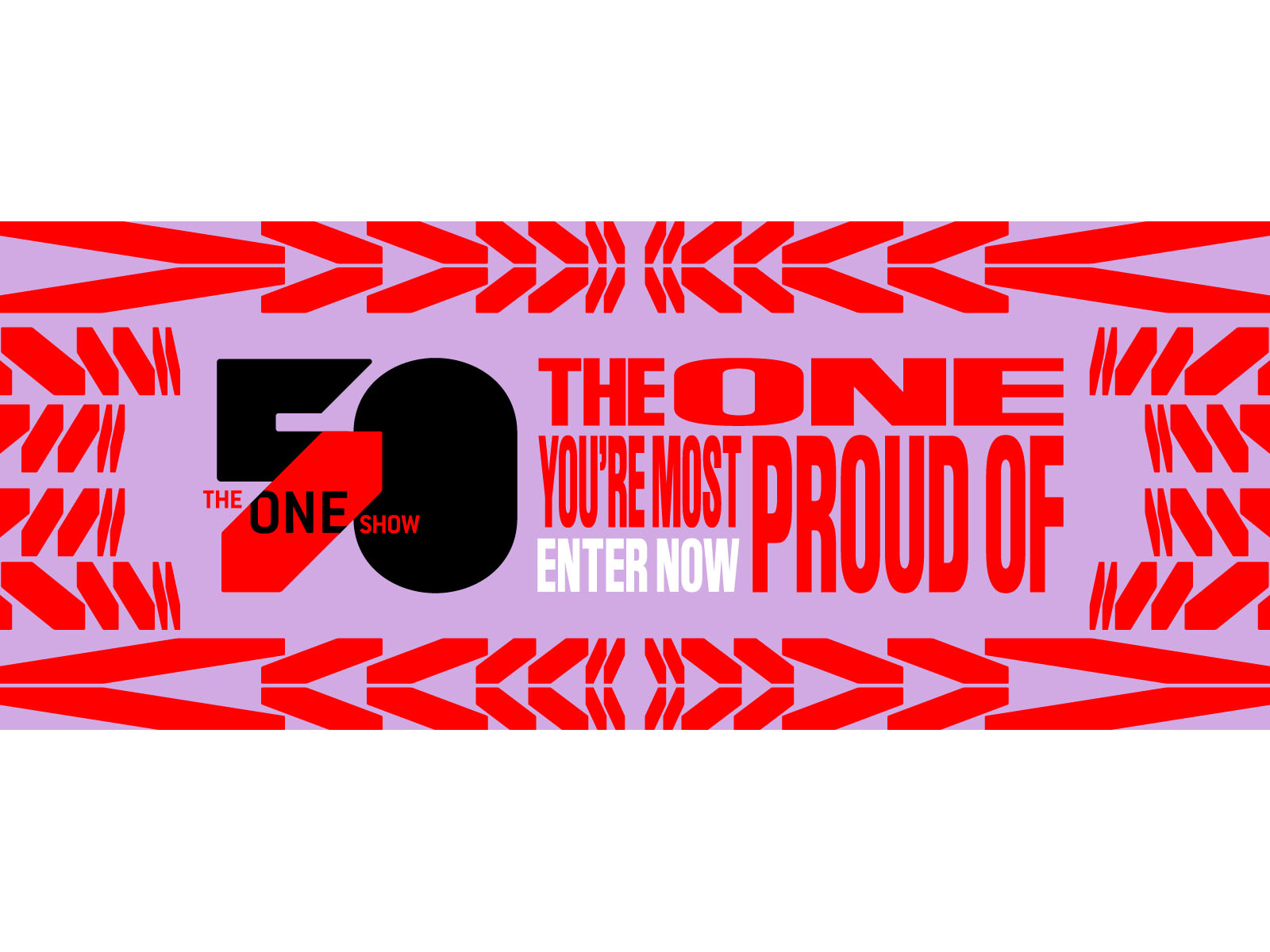 The One Show celebrates 50 Years with an engaging call for entries campaign by Design Army Image