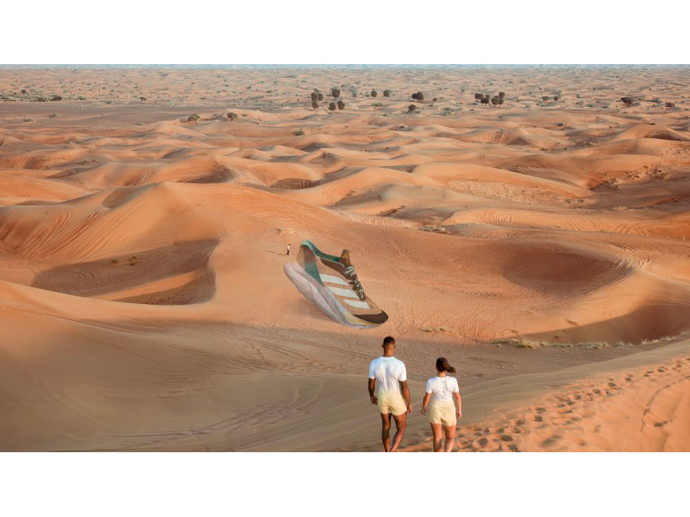 An exciting collaboration between adidas Arabia and earth artist David Popa brings together the power of art, nature and sports Image