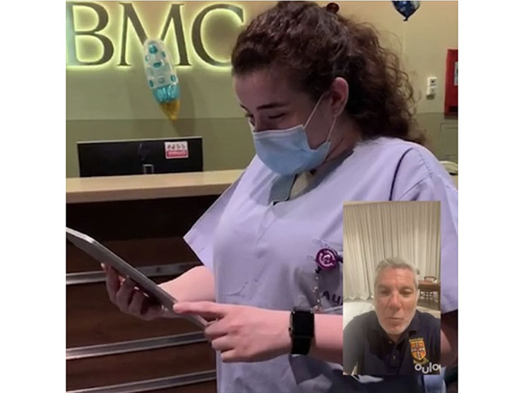 Ali Jaber’s Oulo Video Gift to Brave Lebanese Nurse Goes Viral Image