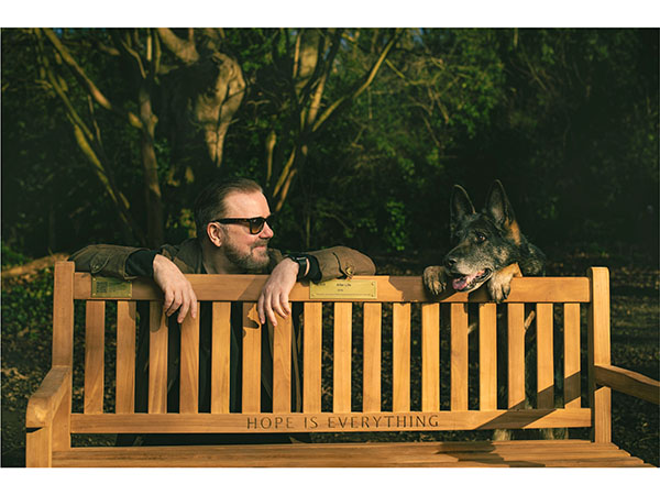 ‘Benches of Hope’ installed across the UK to promote the final season of Netflix series ‘After Life’  Image
