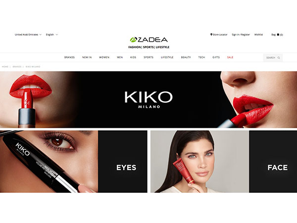 Azadea.com UAE launches Italian brand Kiko Milano across MENA Image