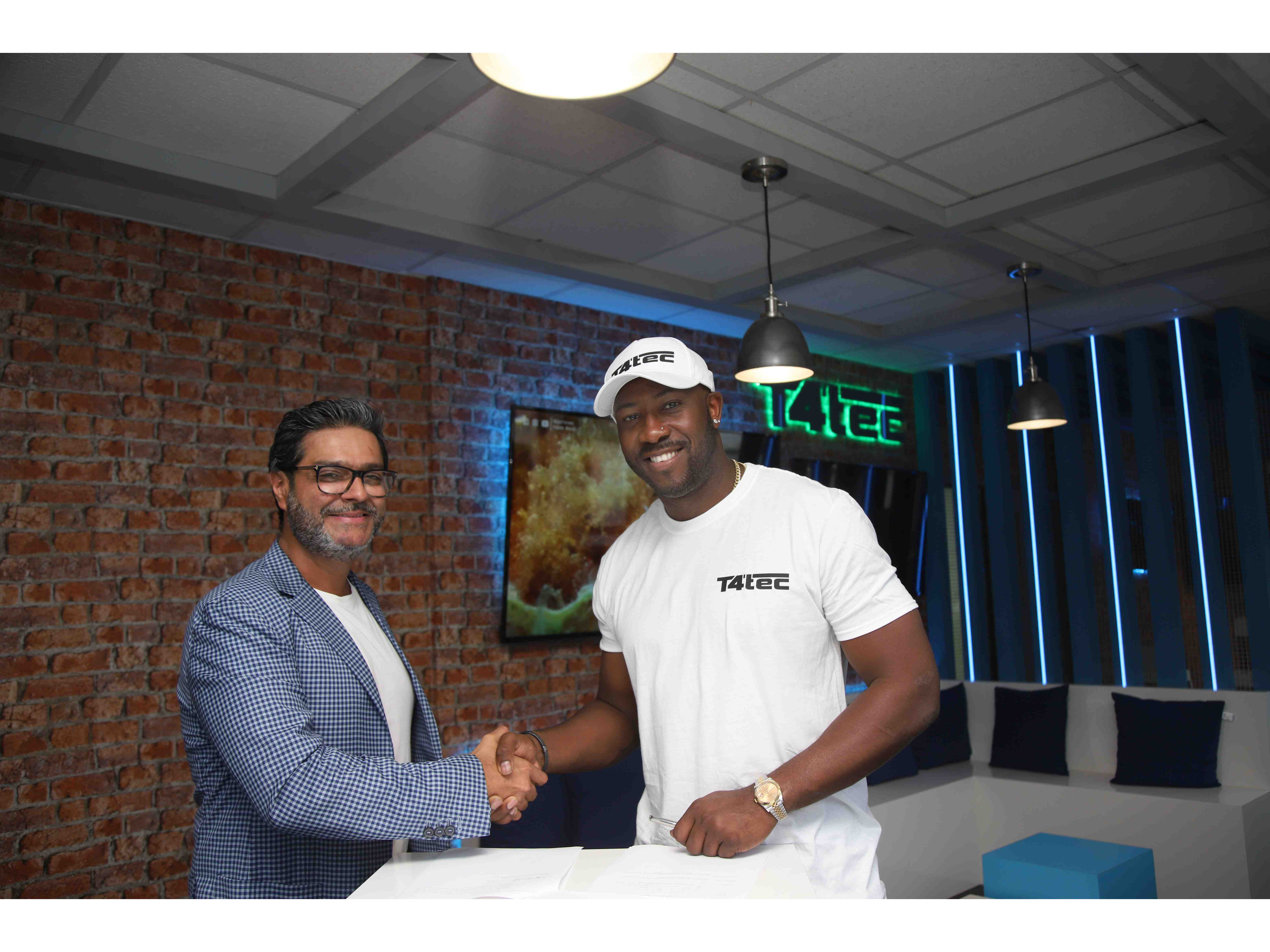 T4tec signs on Andre Russell as its brand ambassador before it launches in the Middle East Image