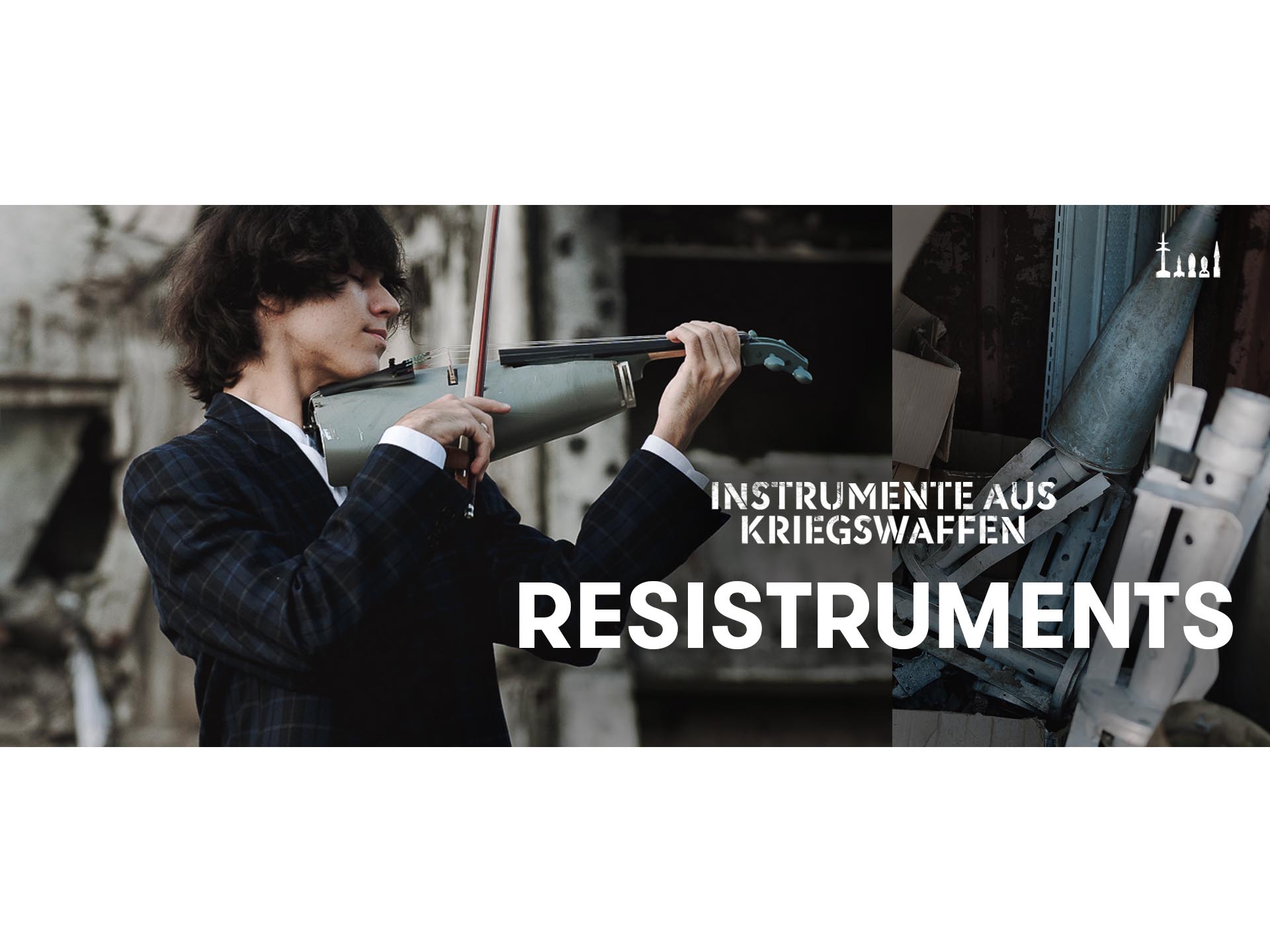 ArtHelps and Jung von Matt turn weapons into musical instruments for Ukraine  ArtHelps and Jung von Matt turn weapons into musical instruments for Ukraine