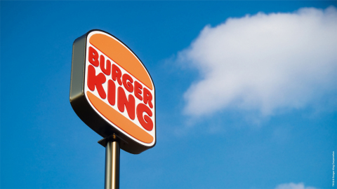 Burger King Rebrands signage Burger King Rebrands signage