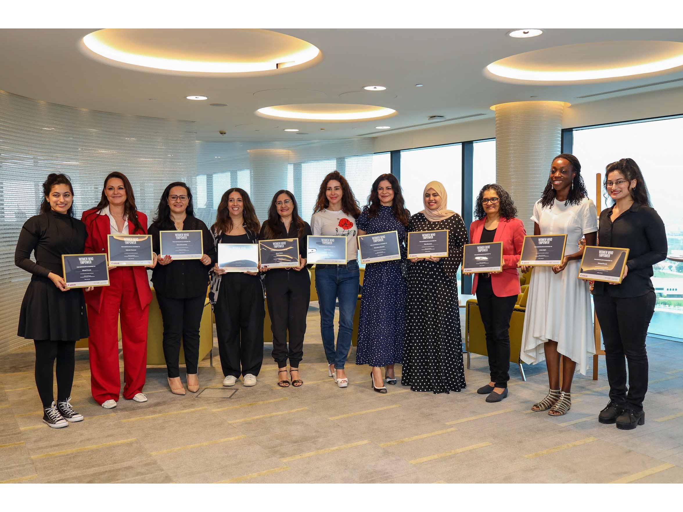 Canon and Dubai Business Women Council conclude 'Women Who Empower' initiative Image