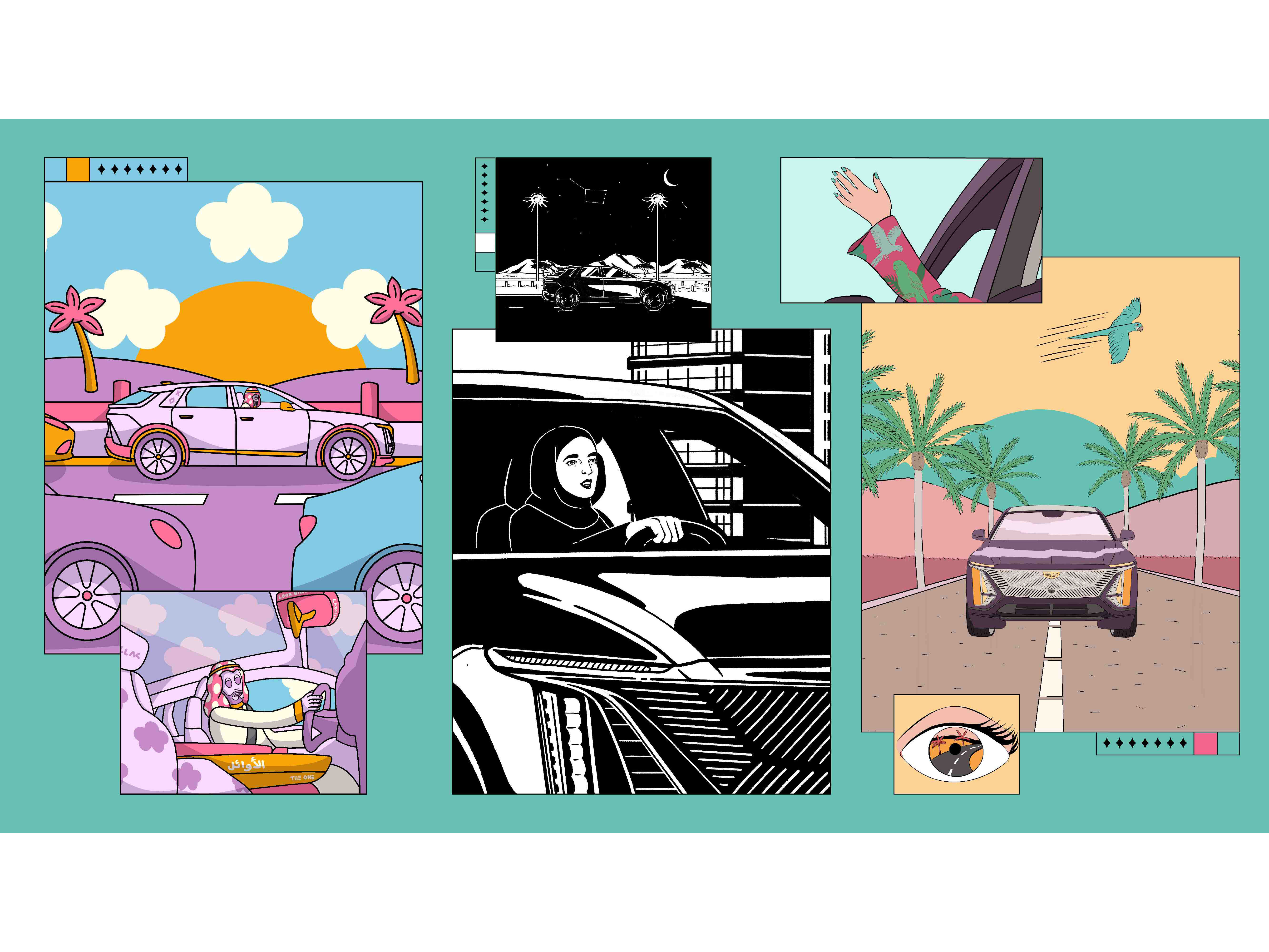Cadillac rolls out “Ramadan Cruises”, an artistic campaign depicting the holy month's serene times Image