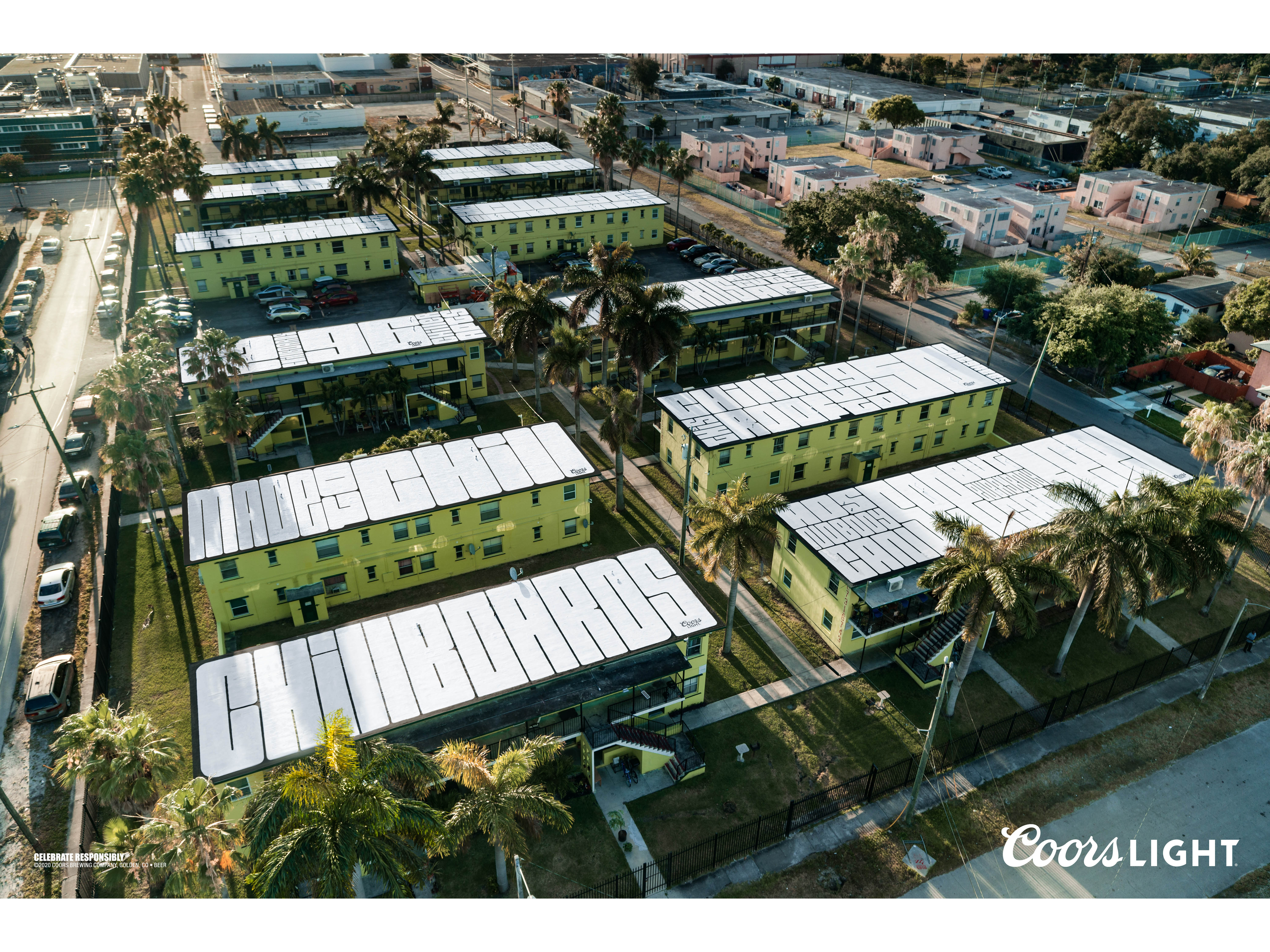 Coors Light installs energy-efficient rooftops ads inspiring Americans to reduce home-cooling costs Image