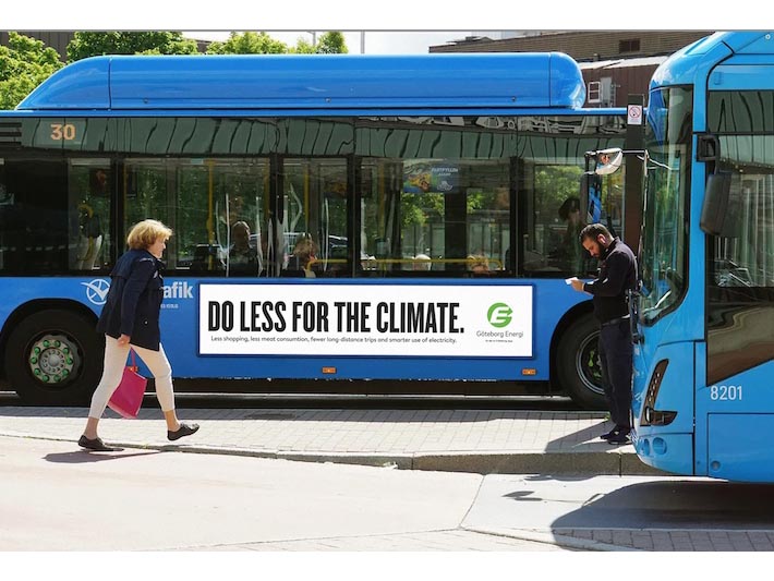 "Do less for the climate" campaign by Welcom agency "Do less for the climate" campaign by Welcom agency