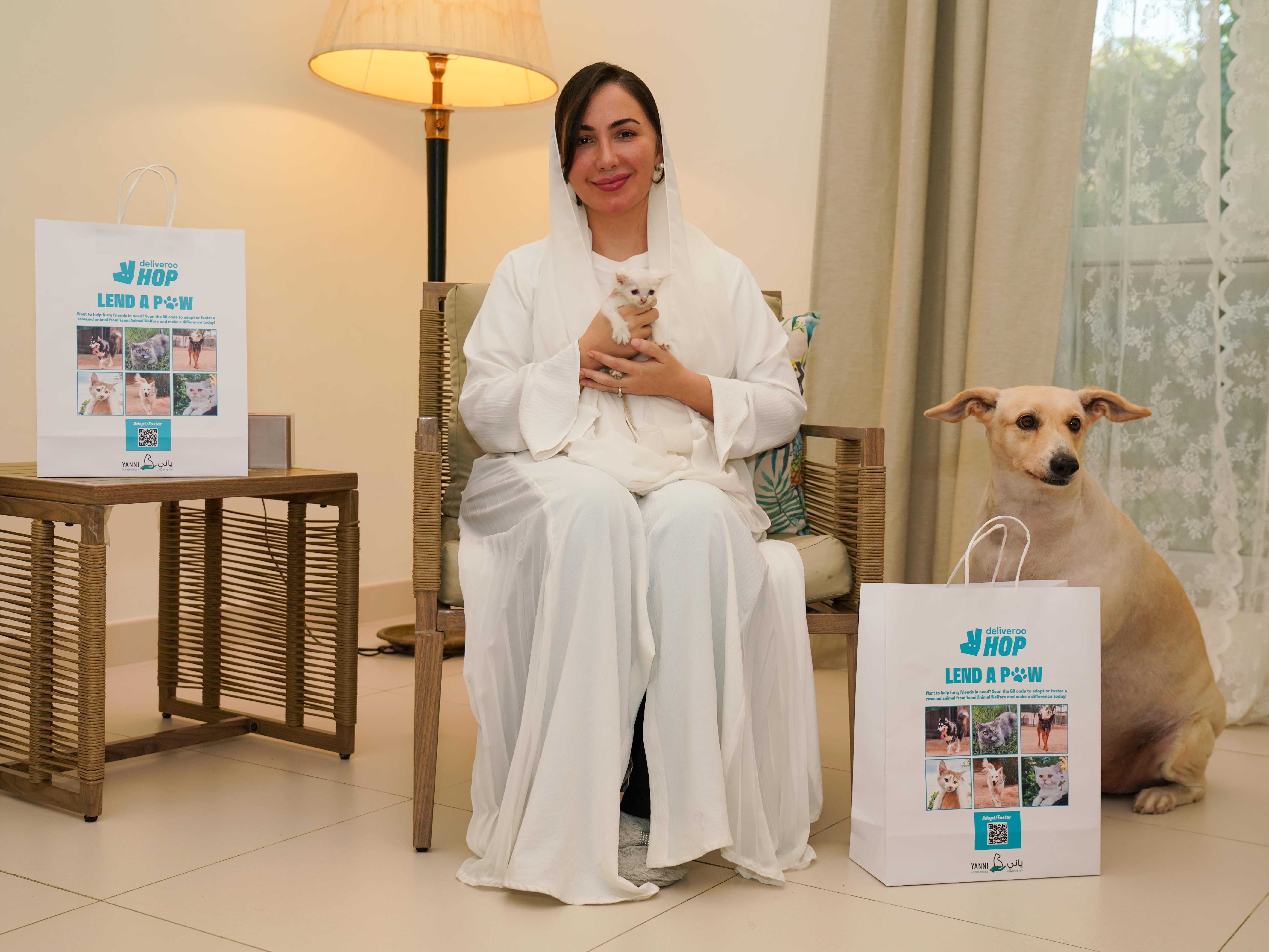 Deliveroo offers its platform to raise awareness about animal welfare Image