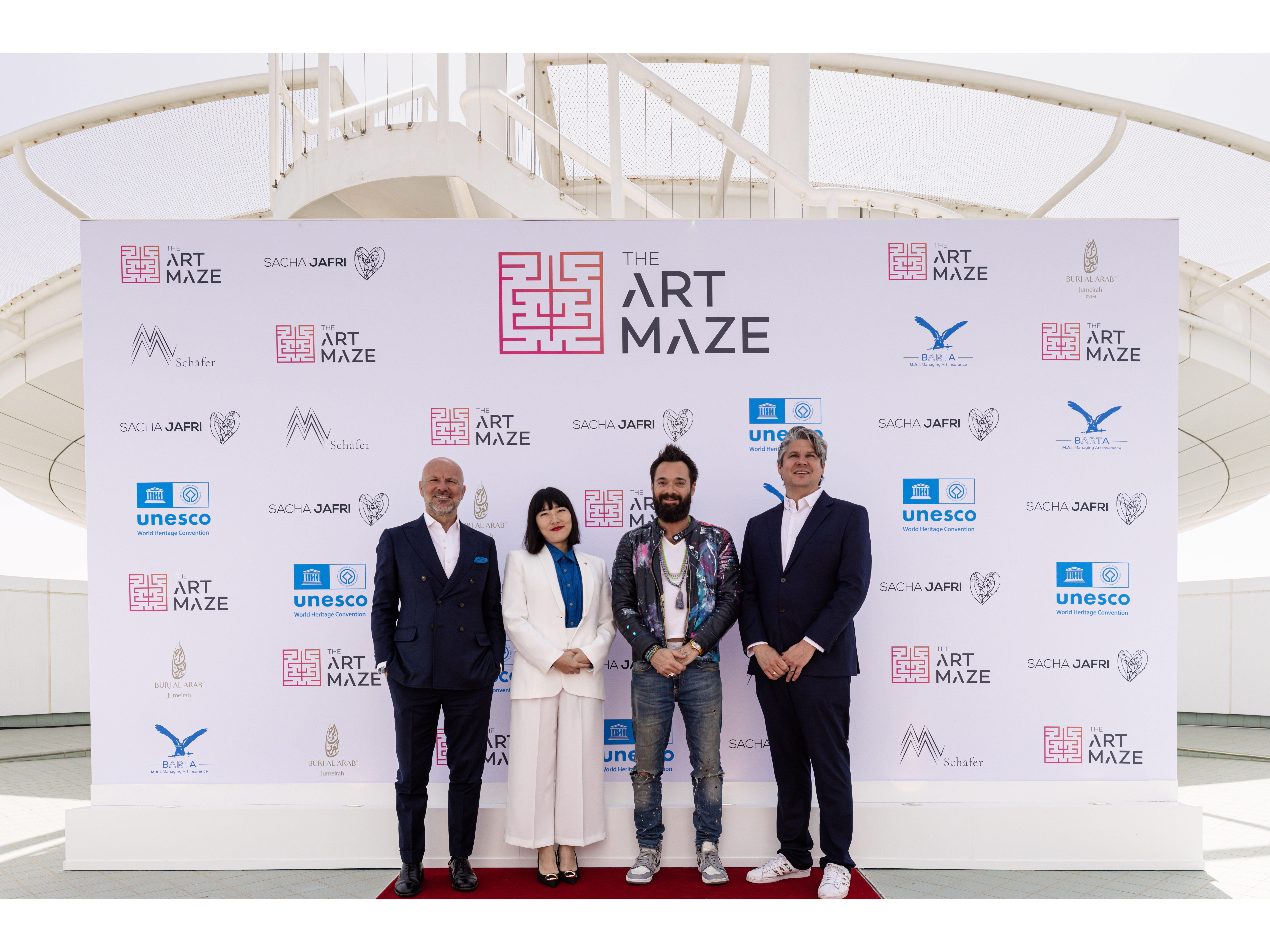 A first-of-its-kind art gallery experience by Marcus Schaefer and Sacha Jafri unveiled at Burj Al Arab Jumeirah Helipad Image