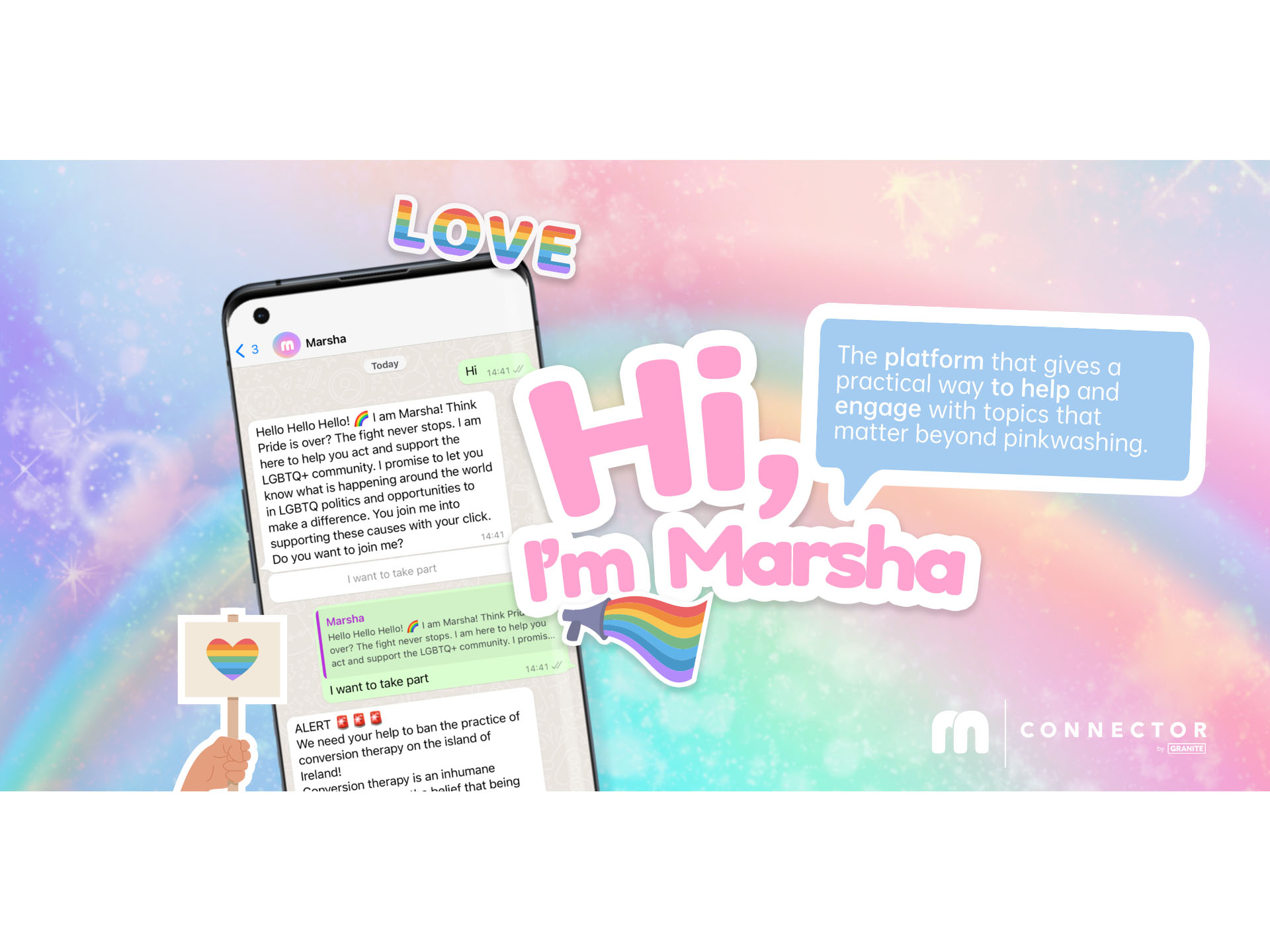 Irish company launches Marsha, a free tool to get people to take action and protect LGBTQ+ rights all year around Image