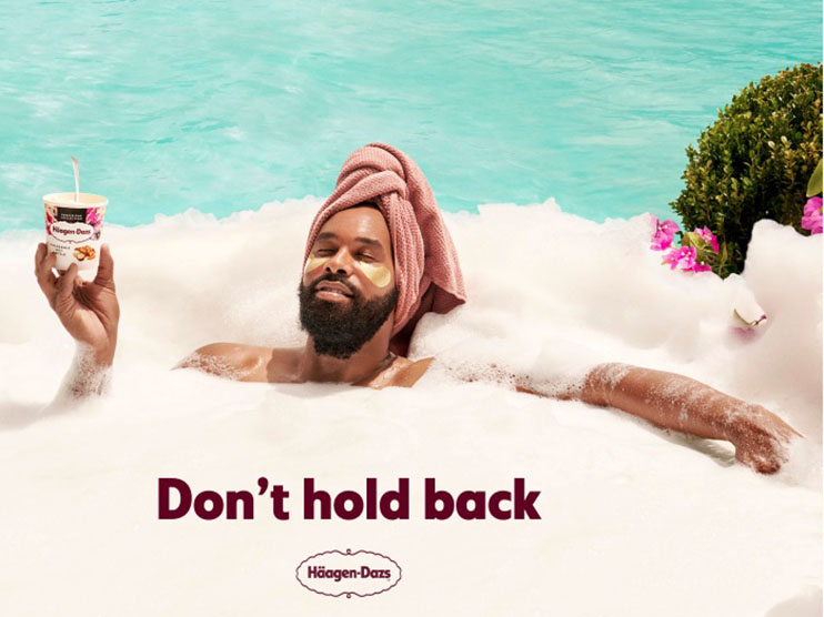 Häagen-Dazs has a message for everyone this summer: “Don’t hold back”  Image