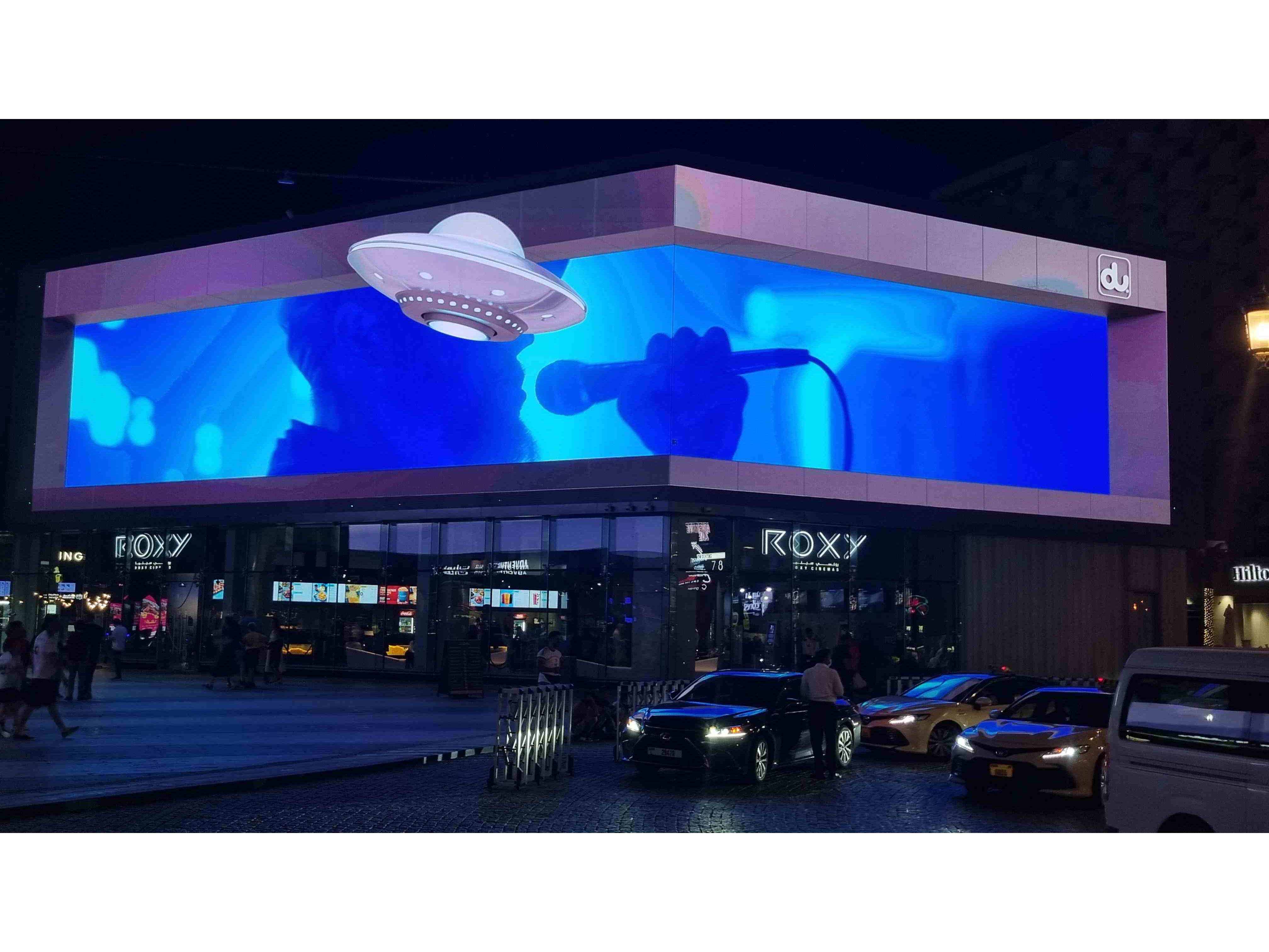 A captivating DOOH innovation brought by du and Havas ME Image