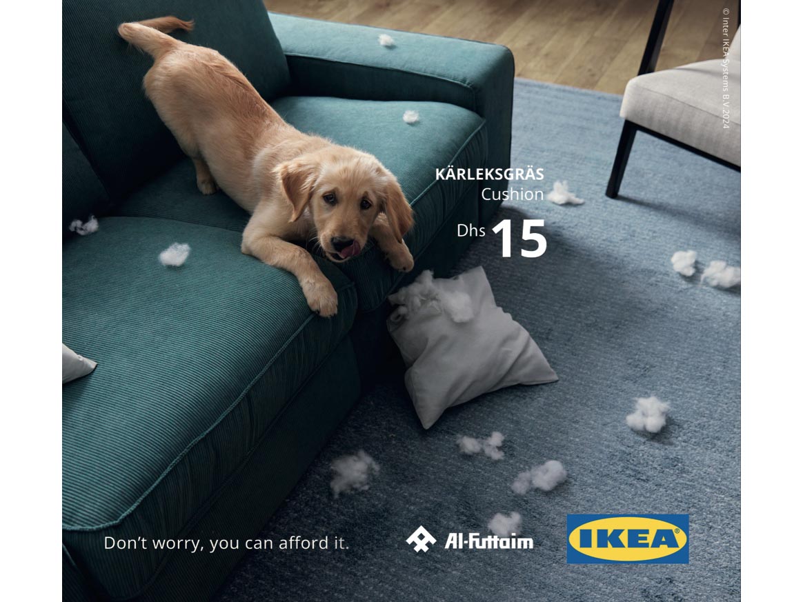 IKEA Al-Futtaim capitalizes on the beautiful mess caused by pets to promote affordability Image