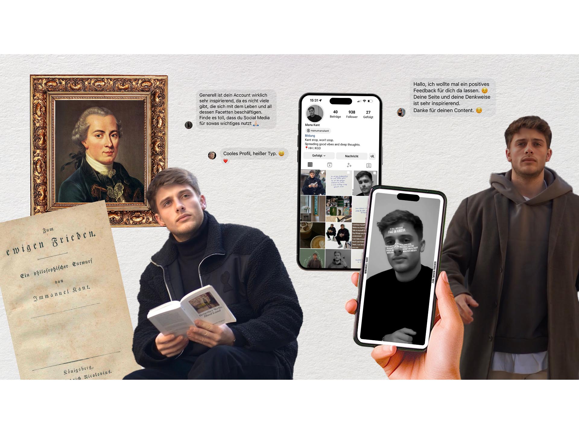 Jung von Matt brings Immanuel Kant back to life as a 23-year-old influencer Image