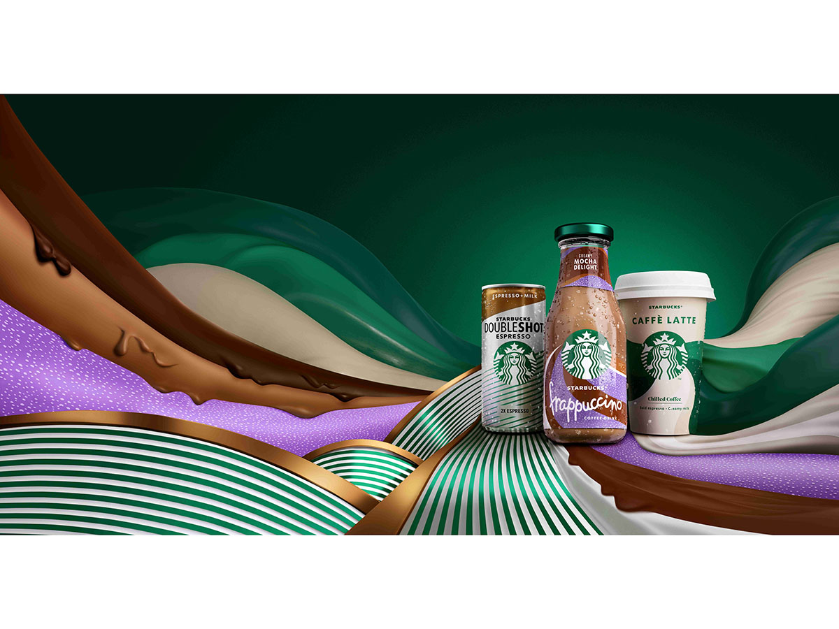 Starbucks' Ready-to-Drink portfolio gets a refreshed design and new uplifting brand campaign by Landor & Fitch Image