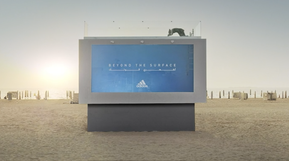 Liquid billboard Liquid billboard