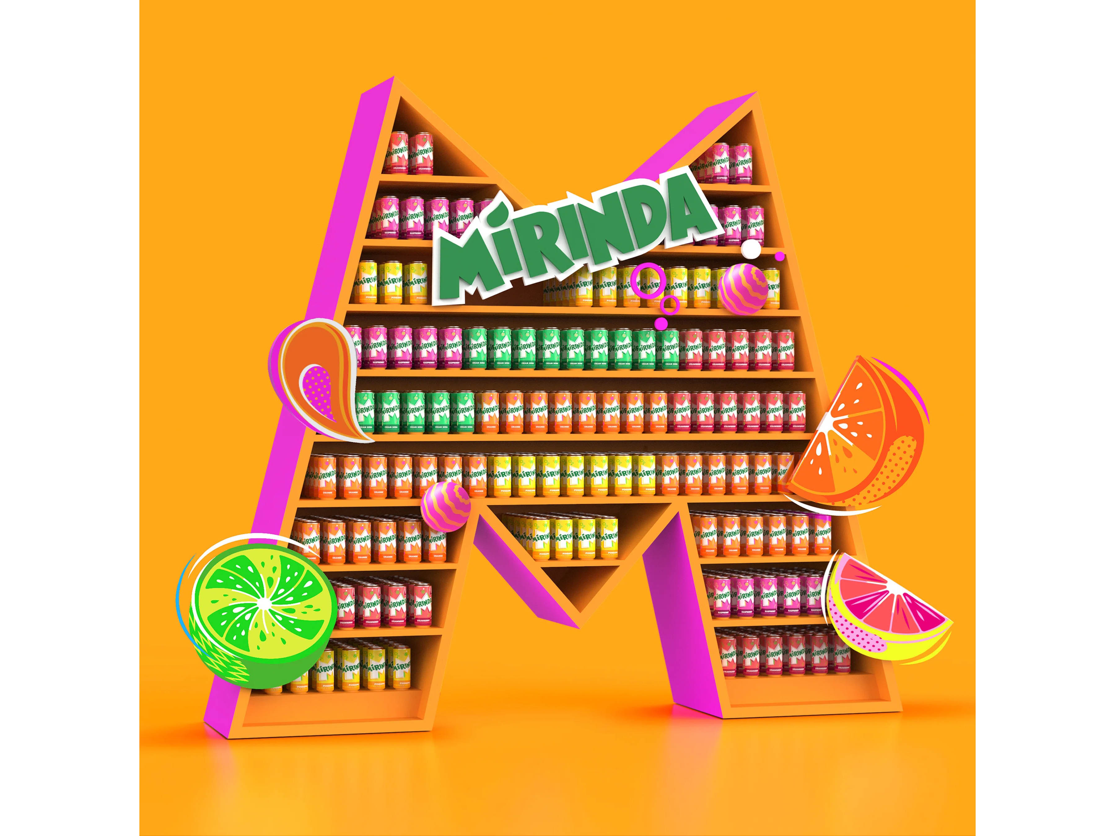 Mirinda new visual identity Mirinda new visual identity