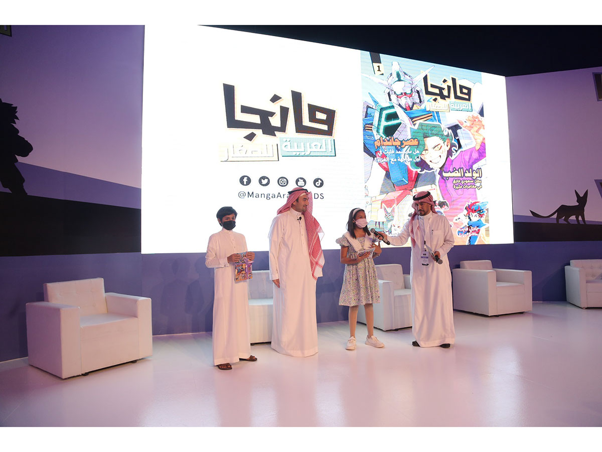 Dr. Essam Bukhary and Mohammad Al Harthy at the Press Conference for the launch of Manga Kids Arabia. Dr. Essam Bukhary and Mohammad Al Harthy at the Press Conference for the launch of Manga Kids Arabia.