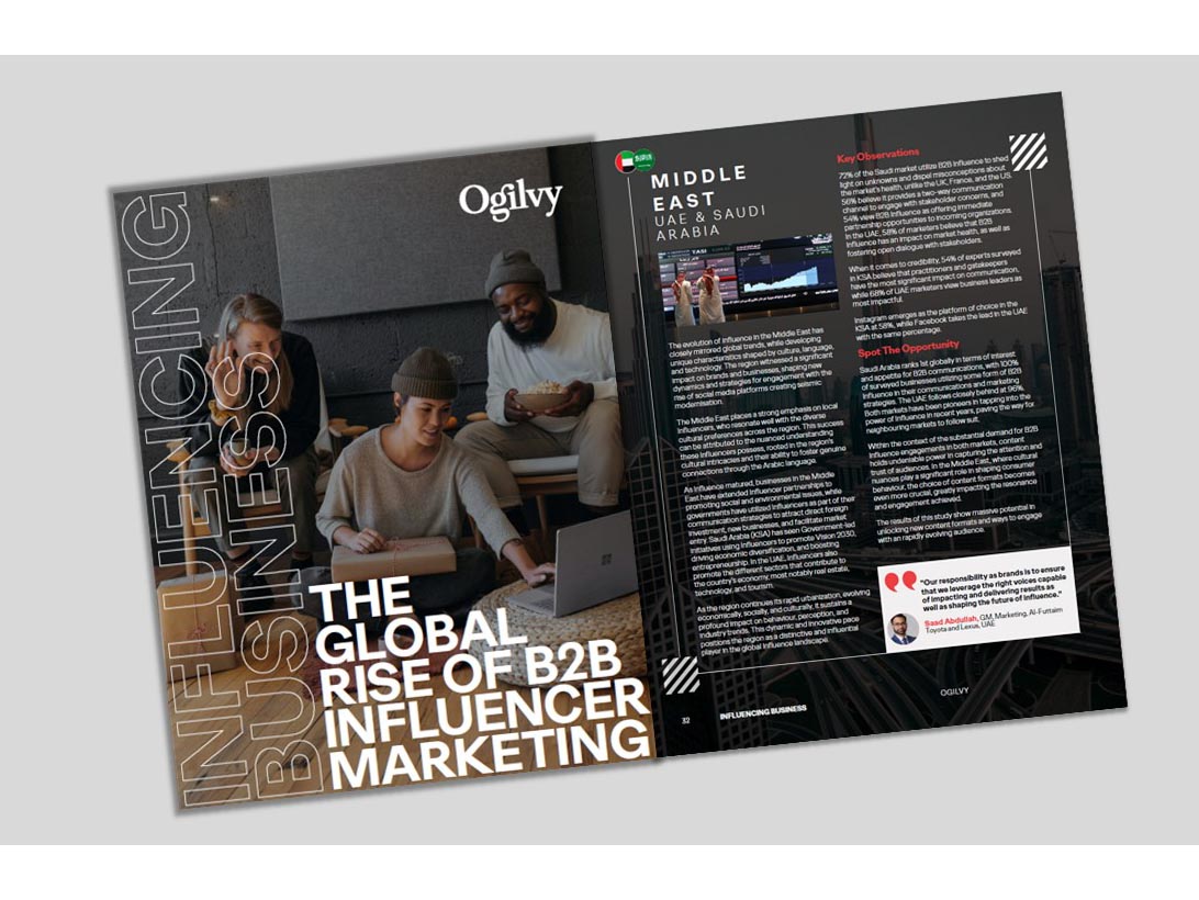 Untapped potential of B2B Influencer Marketing in MENA, says Ogilvy study Image