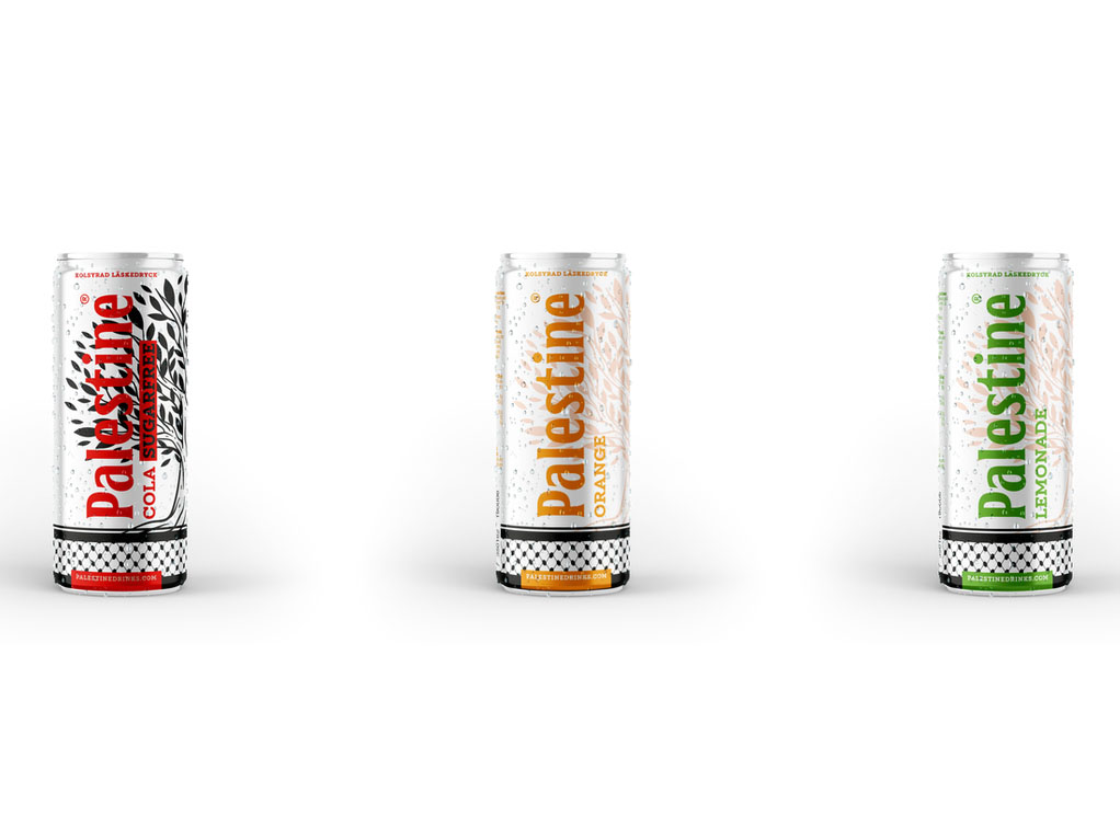 Palestine Cola in different flavours Palestine Cola in different flavours
