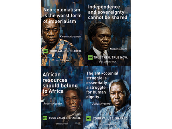 RT launches bold OOH campaign in Africa tackling anti-neocolonialism Image