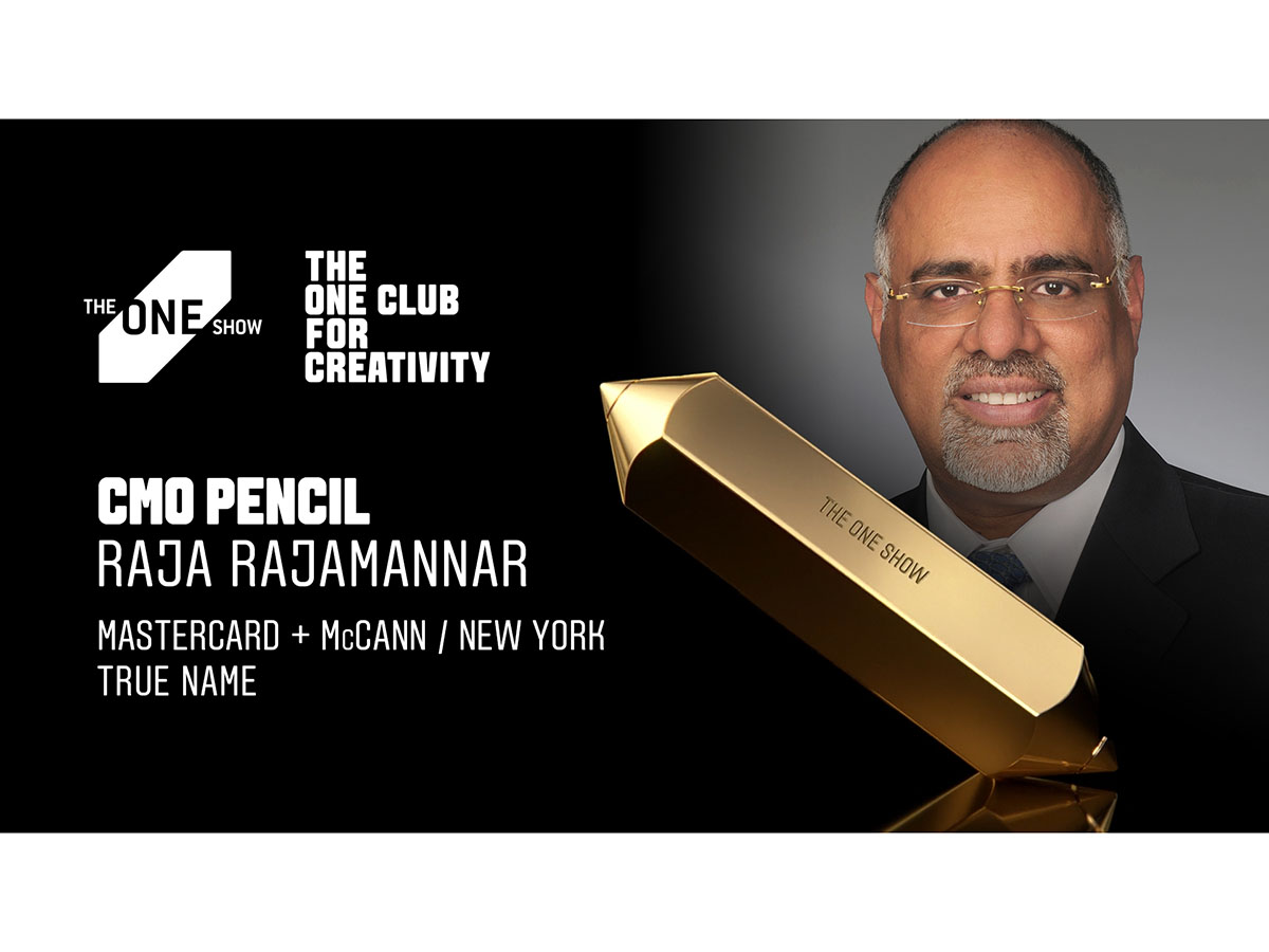 Mastercard’s Raja Rajamannar Wins The One Show 2021 CMO Pencil For “True Name” Image
