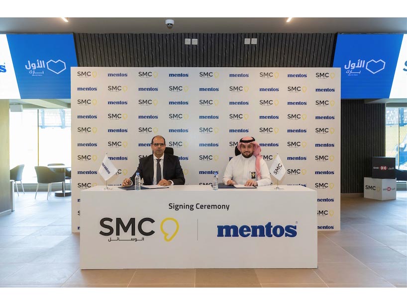 MoU signed between Mentos Gum and the Saudi Media Company (SMC) by Milad Rouhana, Managing Director- Middle East, Africa and Pakistan at Perfetti Van Melle and Khalid Alkhudair, the CEO of SMC (Saudi Media Company) MoU signed between Mentos Gum and the Saudi Media Company (SMC) by Milad Rouhana, Managing Director- Middle East, Africa and Pakistan at Perfetti Van Melle and Khalid Alkhudair, the CEO of SMC (Saudi Media Company)