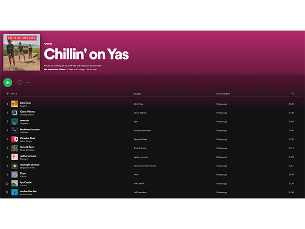 Stayin' on Yas playlist on Spotify Stayin' on Yas playlist on Spotify