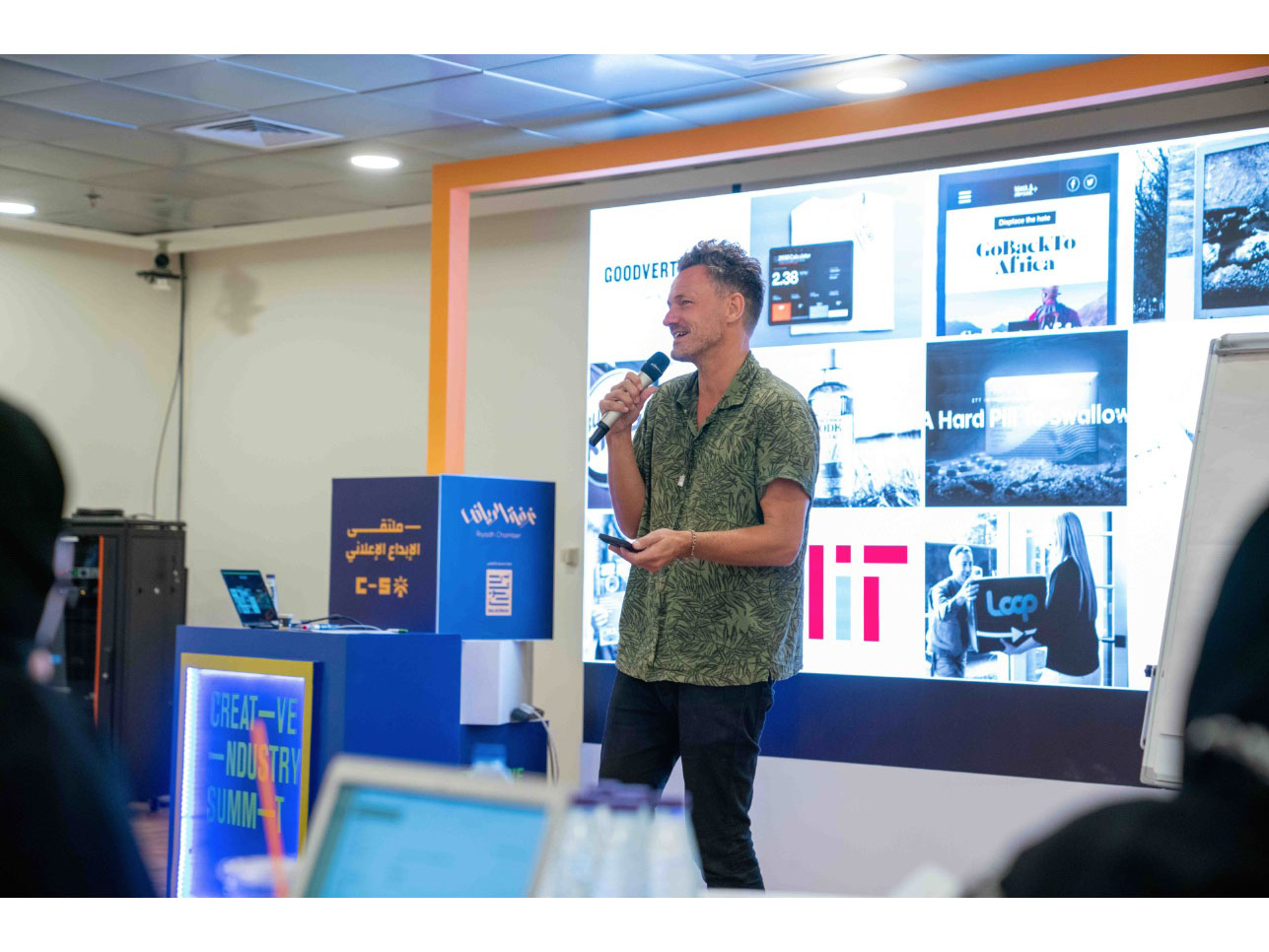 Thomas Kolster, aka Mr. Goodvertising giving a workshop  Thomas Kolster, aka Mr. Goodvertising giving a workshop