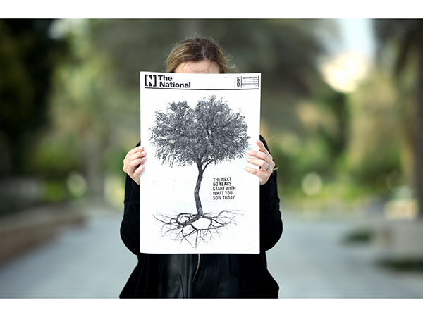 The National and Havas ME create the first-ever ‘plantable’ newspaper for the UAE 50th National Day Image