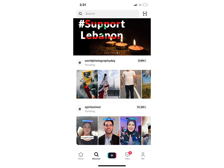 TikTok calls on community to support Lebanese Red Cross Image