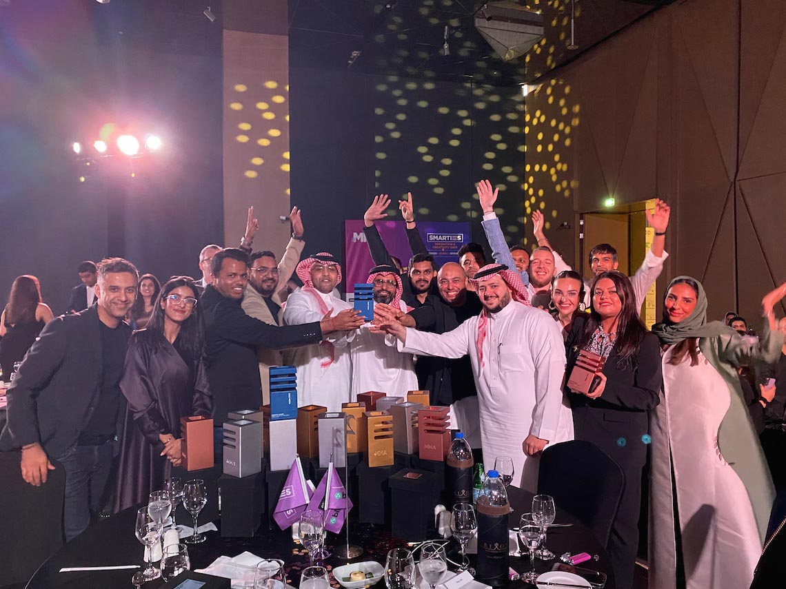 UM MENAT team at MMA Smarties MENA Awards UM MENAT team at MMA Smarties MENA Awards