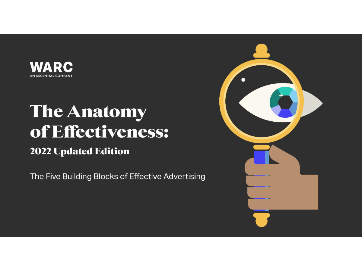 WARC’s ‘Anatomy of Effectiveness 2022’ report presents five key priorities for delivering effective advertising  Image