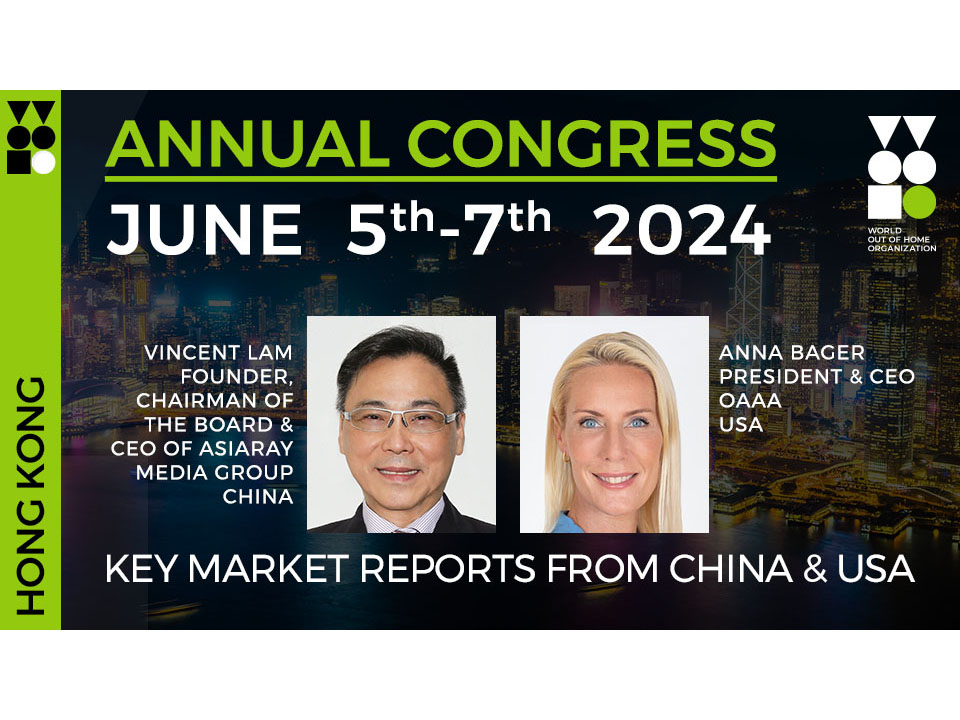 Exclusive analysis of the world's two biggest OOH markets set for WOO Global Congress in June Image