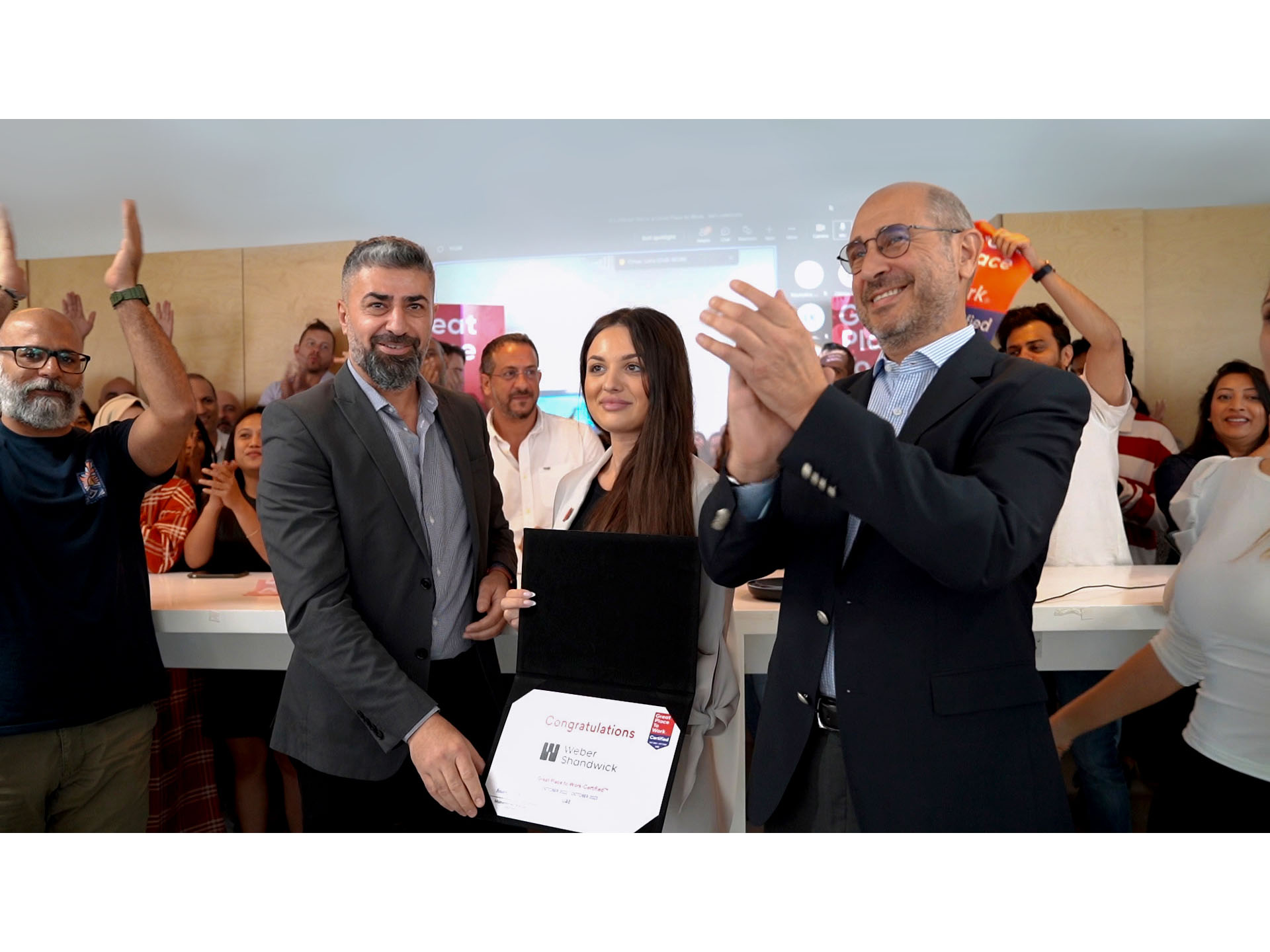 Weber Shandwick certified as a Great Place to Work UAE  Image