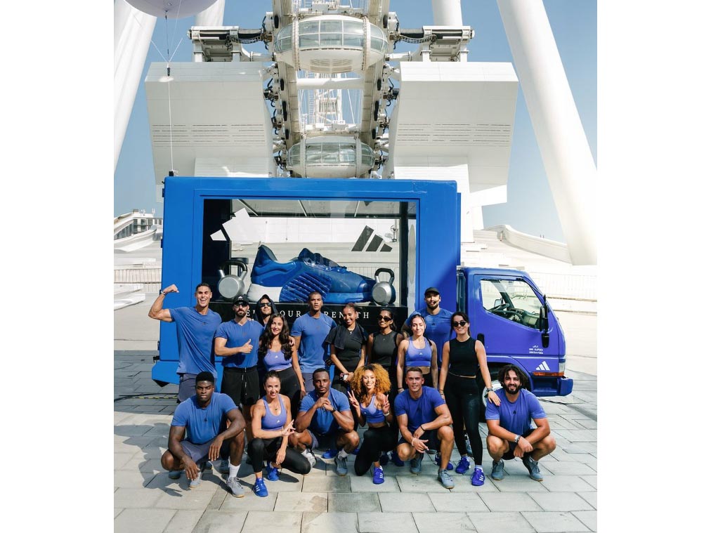 In collaboration with Them Again, adidas bring fitness to key communities across Dubai via its Dropset Gym truck Image