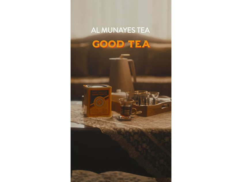 The tasty sound of tea featured in a series of shorts by Beattie + Dane for Almunayes tea  Image