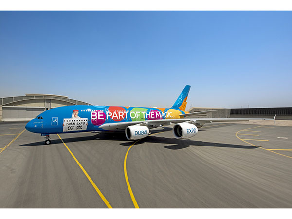 Emirates A380 livery dedicated to the Expo 2020 Emirates A380 livery dedicated to the Expo 2020
