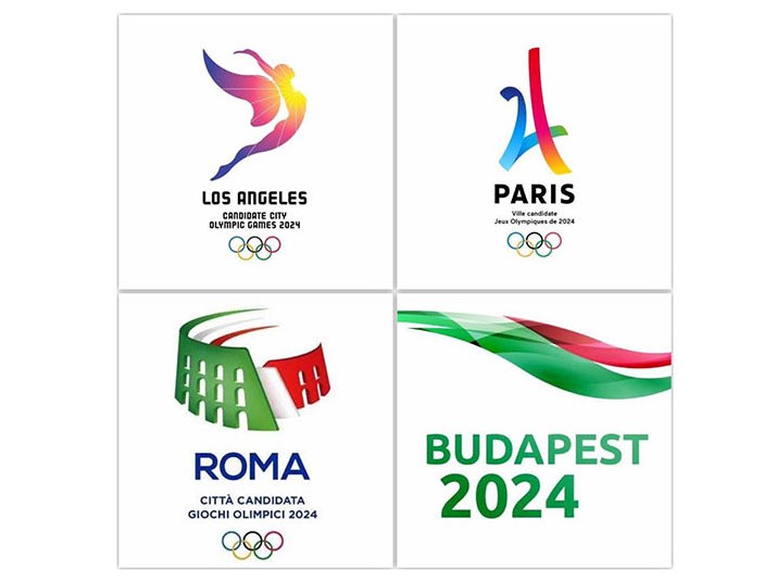 The Visual Identity of all Four Olympic Bidding Cities Image