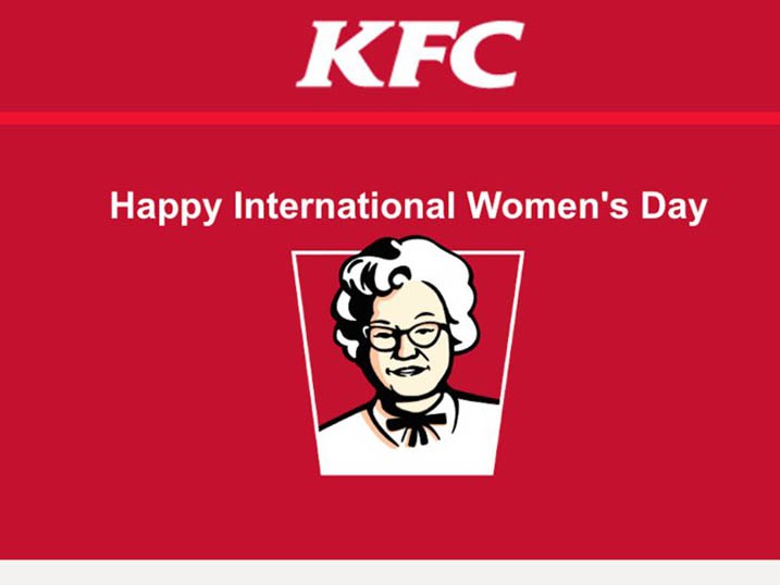 KFC's Colonel Sanders is introducing his Mrs. Image