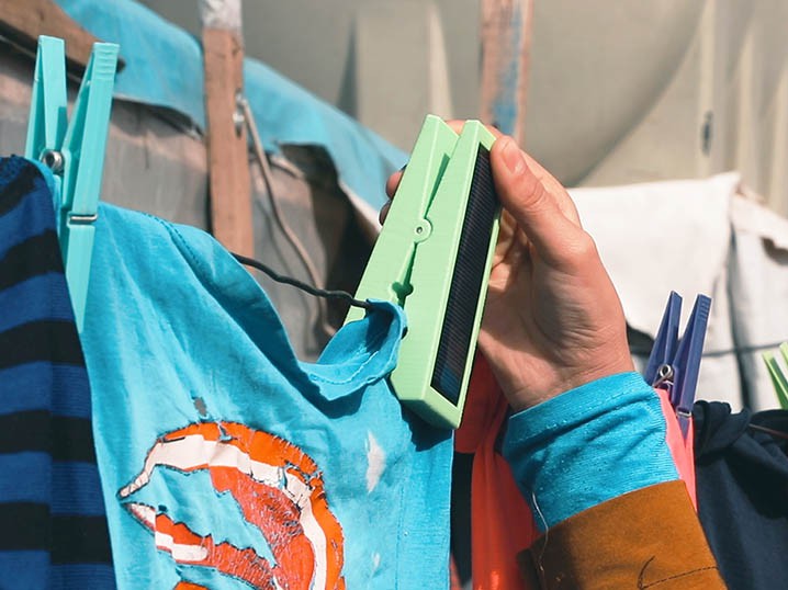 Light Pin: The World's First Solar Clothespin Designed to Save Lives Image