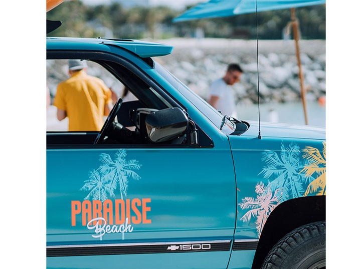 Dubai's Paradise Beach, The Californian Feel in the Emirates Image