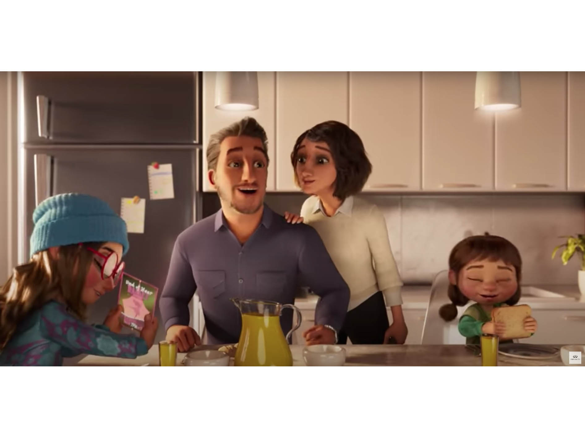 INFINITI presents 'Taking the Wheel', a Pixar-style animation for the whole family Image