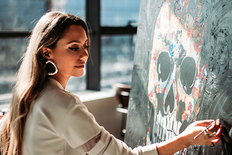 Kristel Bechara unveils her first NFT artwork--a premier in the Middle East  Image