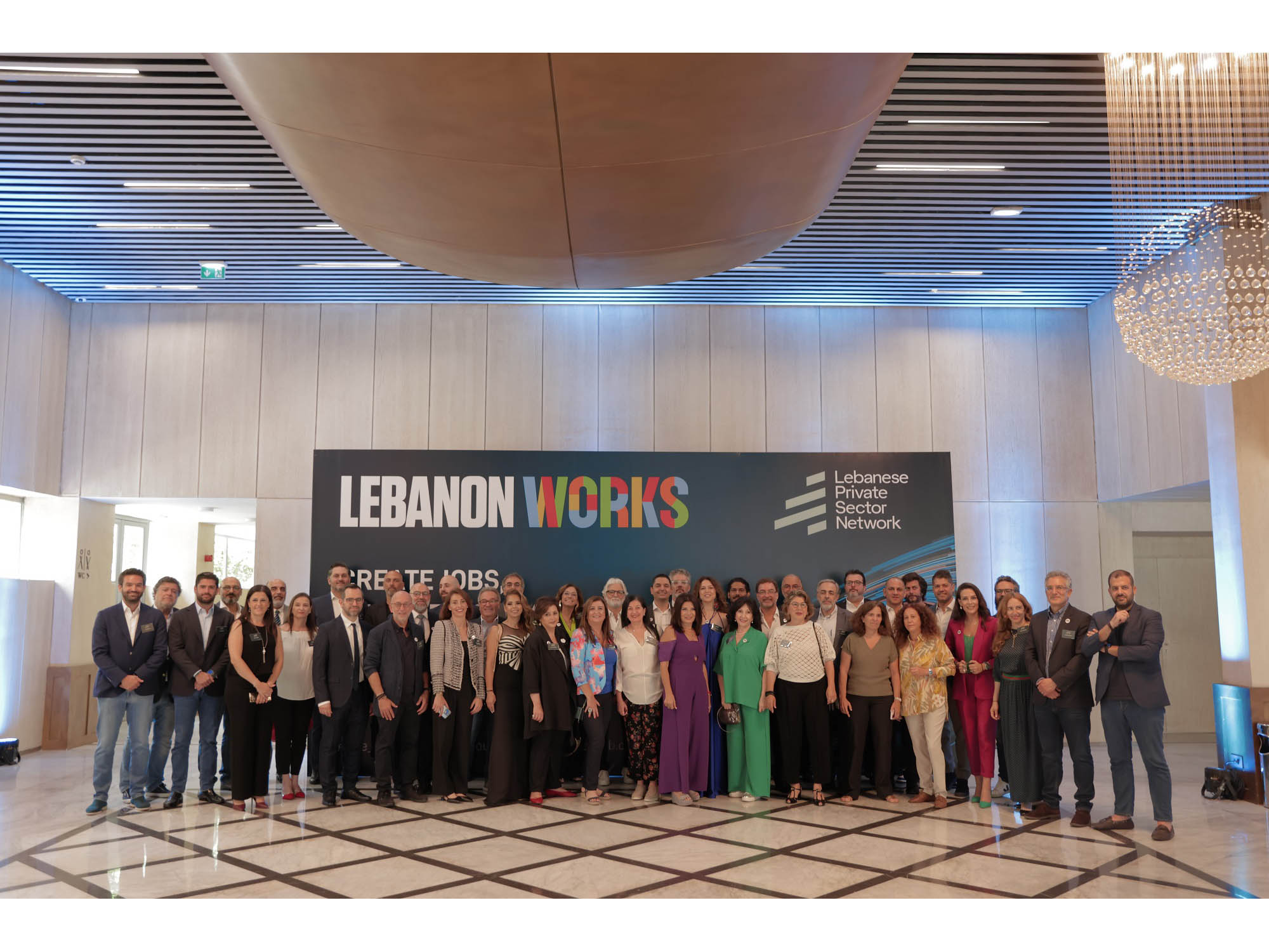 Lebanon Works, a national job creation initiative launched by the Lebanese Private Sector Network Image