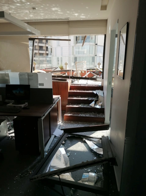 Mindshare Beirut office on August 4, 2020 Mindshare Beirut office on August 4, 2020